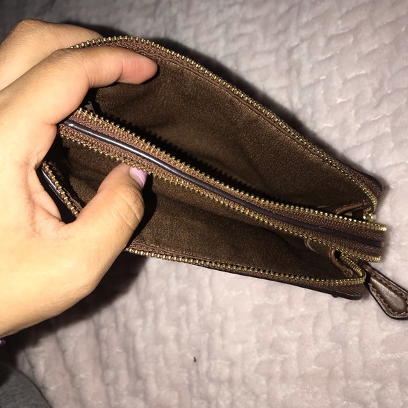 Coach 2 Compartment Wristlet - Picture 4 of 5